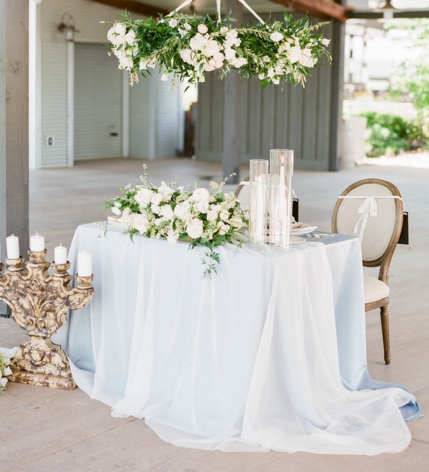 Ivory Voile Table Linen, Sheer Ivory Overlay