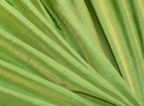 Apple Dupioni Table Linen, Green Dupioni Table Cloth