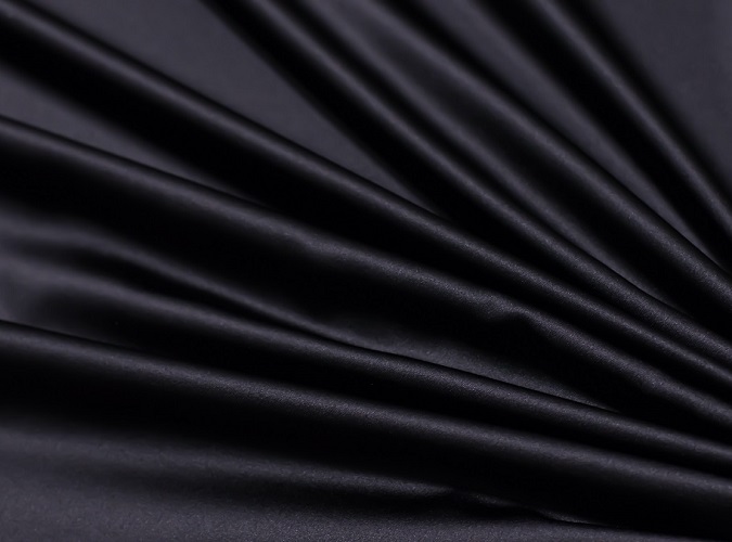 Black Lamour Table Linen, Black Satin Table Cloth