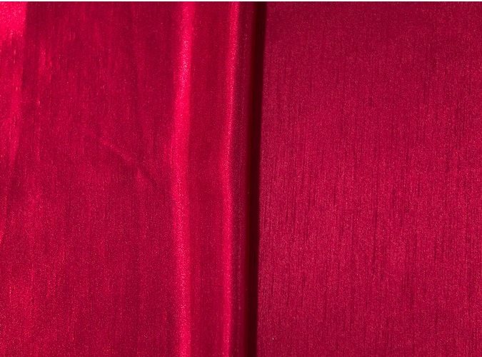 Crimson Shantung Linen, Red Shantung Table Cloth