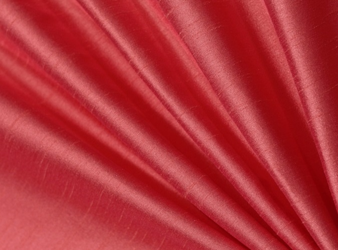 Peony Dupioni Table Linen, Pink Table Cloth