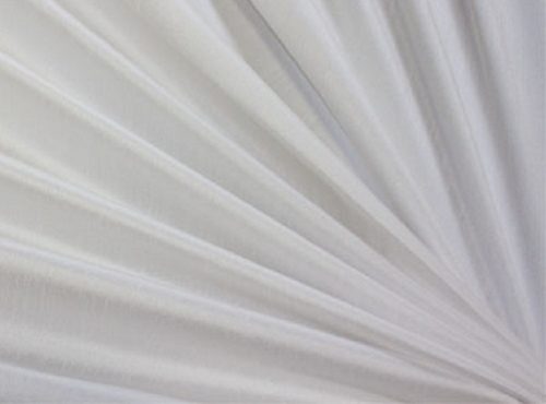 White Dupioni Table Linen, White Table Cloth