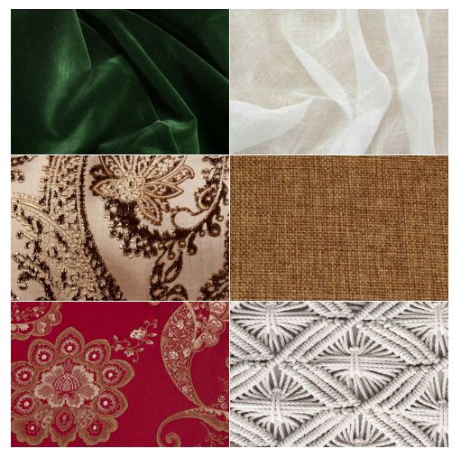 Fall 2018 Linen Trends, Chestnut Martinique, White Voile, Toffee Vintage Linen, Sangria Palazzo, Forrest Green Velvet