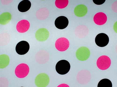 Pink Lime Polka Dot Linen, Bridal Shower Linen, Baby Shower Linen, Kids Birthday Linen