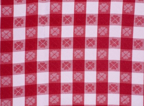Red Picnic Check, Red Gingham