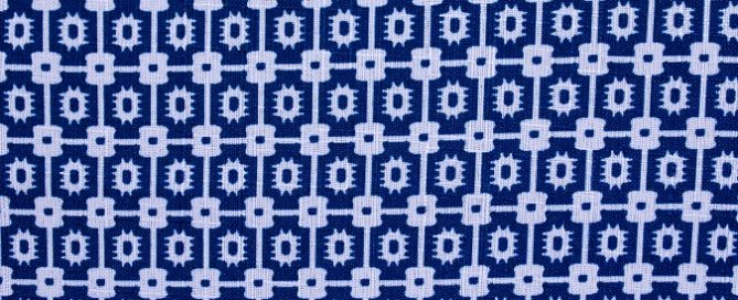 Indigo Santa Fe Napkin, Dark Blue Patterned Napkin, #theNAPKINmovement