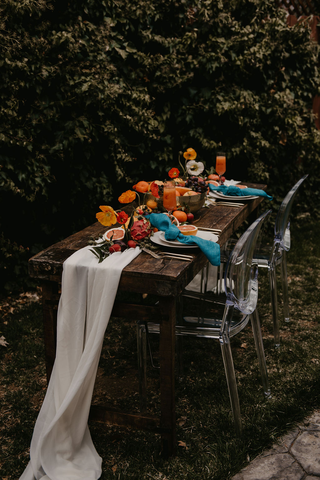 Turquoise Linnea Napkin, Teal Linen Napkin. #theNAPKINmovement