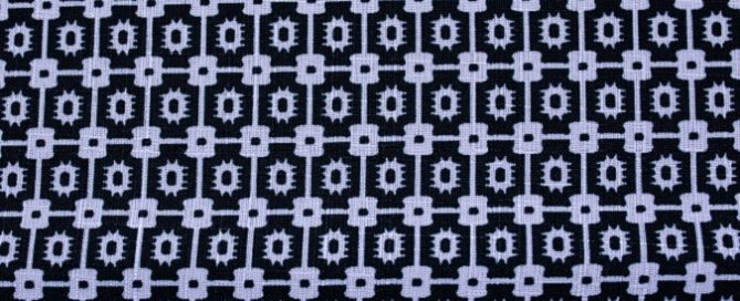 Black & White Santa Fe Napkin, Black Pattern Napkin, #theNAPKINmovement