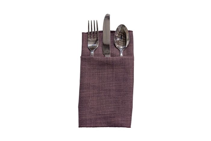 Plum Linnea Napkin, Purple Linen Napkin. #theNAPKINmovement