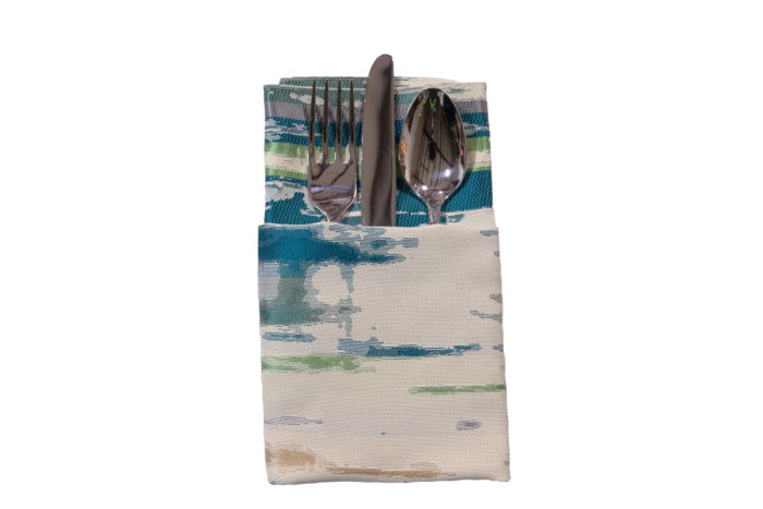 Teal Mirage Napkin, Teal & Green Napkin, #theNAPKINmovement