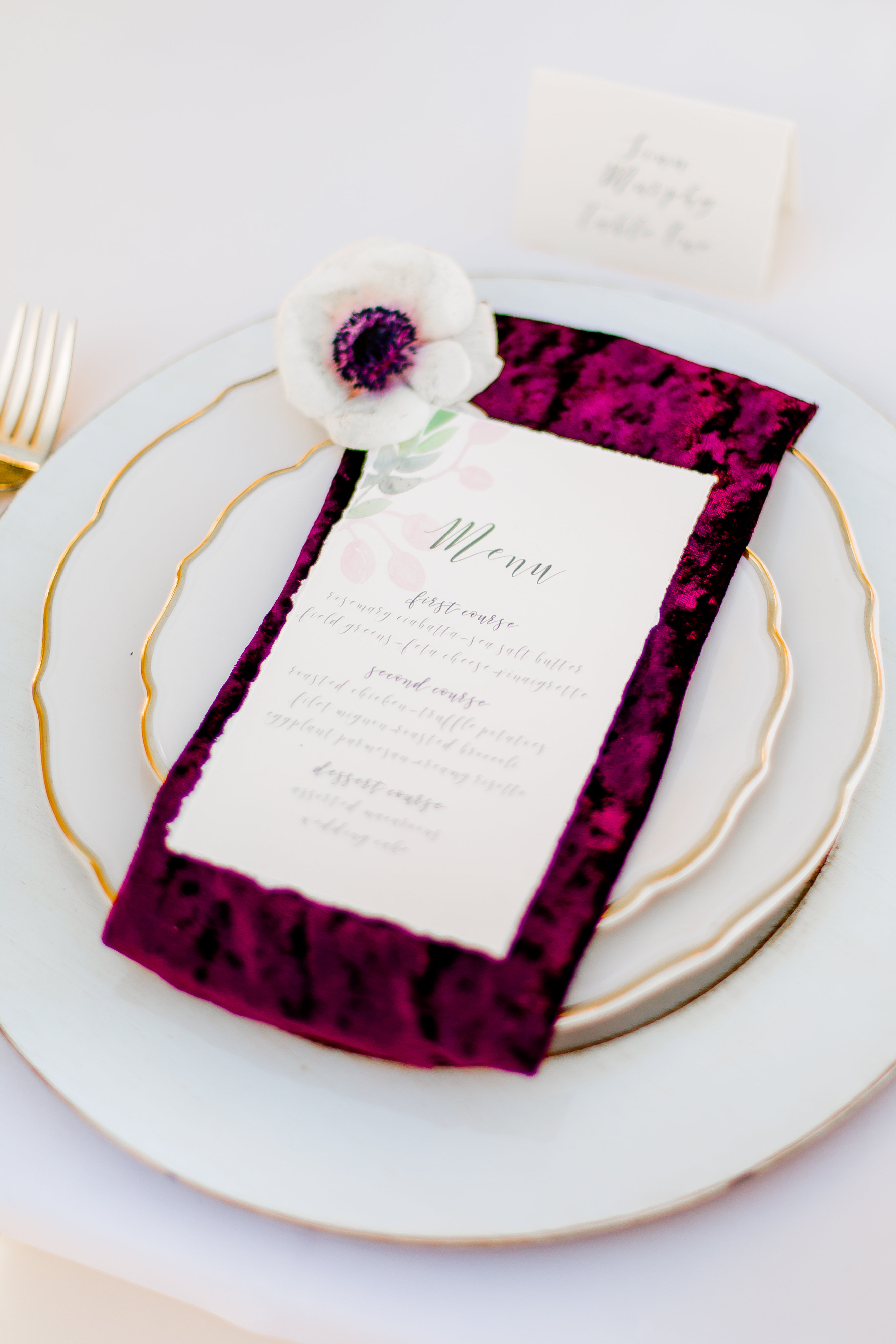 Crushed Burgundy Velvet Napkin, Dark Red Velvet Napkin