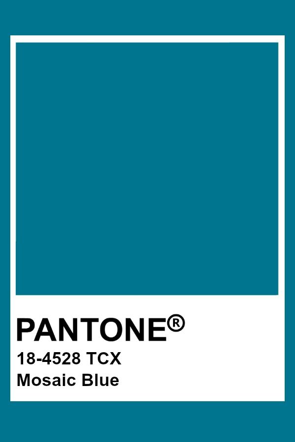 Pantone 18-4528 Mosaic Blue