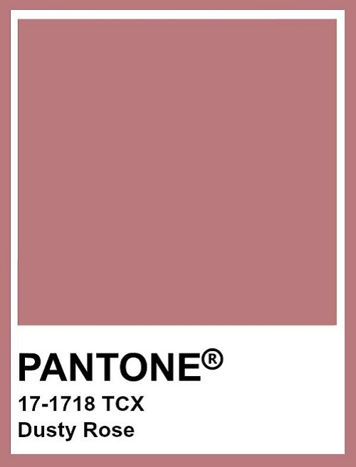 Pantone 17-1718 Dusty Rose