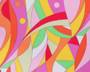 Modern Pucci, Pink and Yellow Pucci Print
